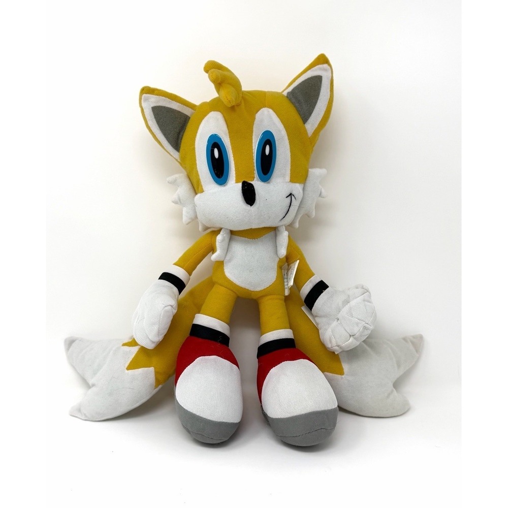 Vintage 2005 Sonic Tails Plush Toy Network Sega Sonic Team Miles Prower Plush